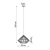 Sollux SL.0293 Pendelleuchte Umberto weiß 4