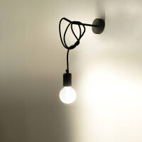 Sollux SL.0373 Wandleuchte EDISON schwarz 3