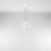 Sollux SL.0571 Pendelleuchte DIEGO 5 weiß 5