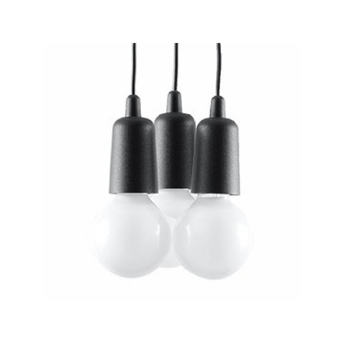 Sollux SL.0573 Pendelleuchte DIEGO 3 schwarz