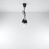 Sollux SL.0573 Pendelleuchte DIEGO 3 schwarz 5