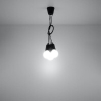 Sollux SL.0573 Pendelleuchte DIEGO 3 schwarz 6
