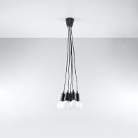 Sollux SL.0574 Pendelleuchte DIEGO 5 schwarz 2