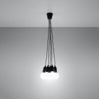 Sollux SL.0574 Pendelleuchte DIEGO 5 schwarz 3