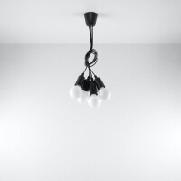 Sollux SL.0574 Pendelleuchte DIEGO 5 schwarz 5