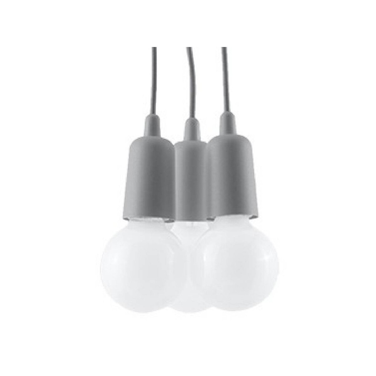 Sollux SL.0576 Pendelleuchte DIEGO 3 grau