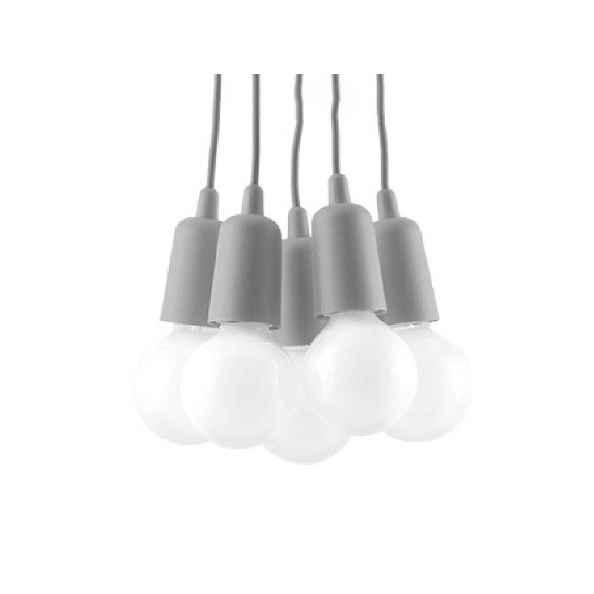 Sollux SL.0577 Pendelleuchte DIEGO 5 grau