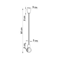 Sollux SL.0578 Pendelleuchte DIEGO 1 gelb 7