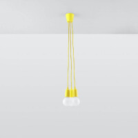 Sollux SL.0579 Pendelleuchte DIEGO 3 gelb 2