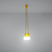 Sollux SL.0579 Pendelleuchte DIEGO 3 gelb 3