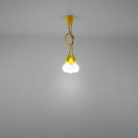 Sollux SL.0579 Pendelleuchte DIEGO 3 gelb 6