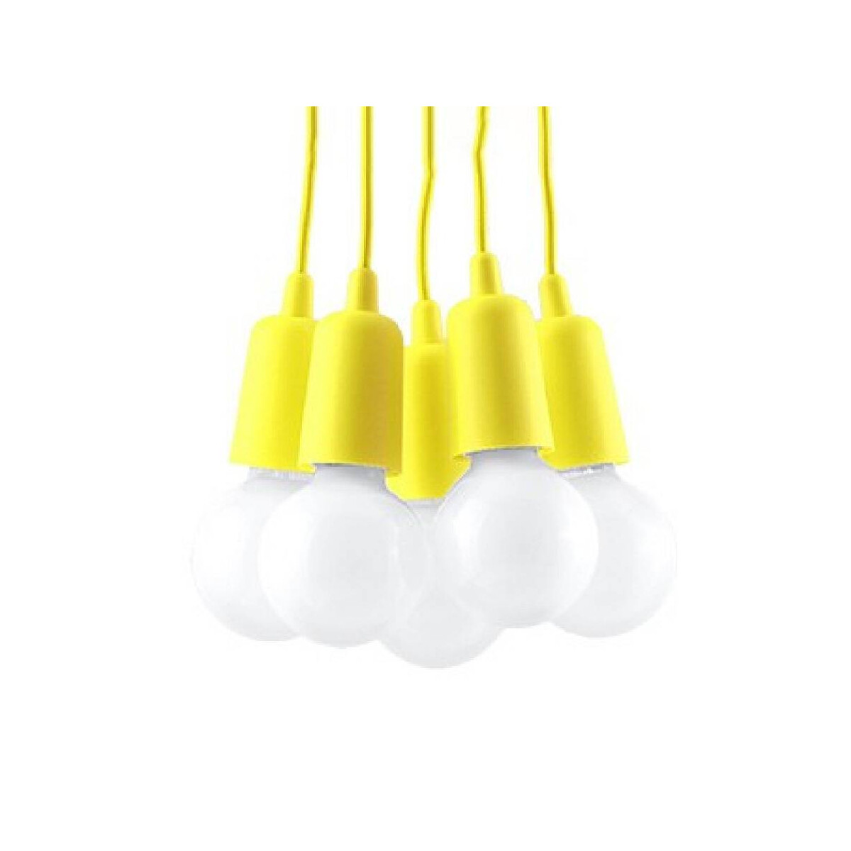 Sollux SL.0580 Pendelleuchte DIEGO 5 gelb