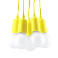 Sollux SL.0580 Pendelleuchte DIEGO 5 gel gallery