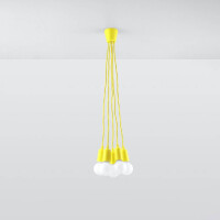 Sollux SL.0580 Pendelleuchte DIEGO 5 gelb 2
