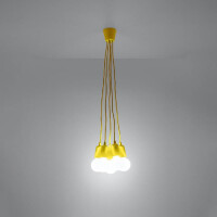 Sollux SL.0580 Pendelleuchte DIEGO 5 gelb 3