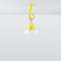 Sollux SL.0580 Pendelleuchte DIEGO 5 gelb 5