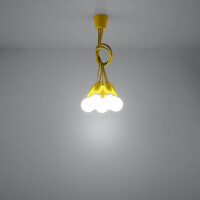 Sollux SL.0580 Pendelleuchte DIEGO 5 gelb 6