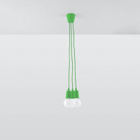 Sollux SL.0582 Pendelleuchte DIEGO 3 grün 2