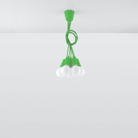 Sollux SL.0583 Pendelleuchte DIEGO 5 grün 5