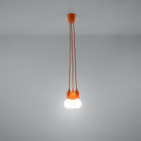 Sollux SL.0585 Pendelleuchte DIEGO 3 orange 3