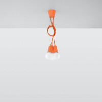 Sollux SL.0585 Pendelleuchte DIEGO 3 orange 5
