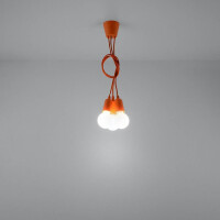 Sollux SL.0585 Pendelleuchte DIEGO 3 orange 6