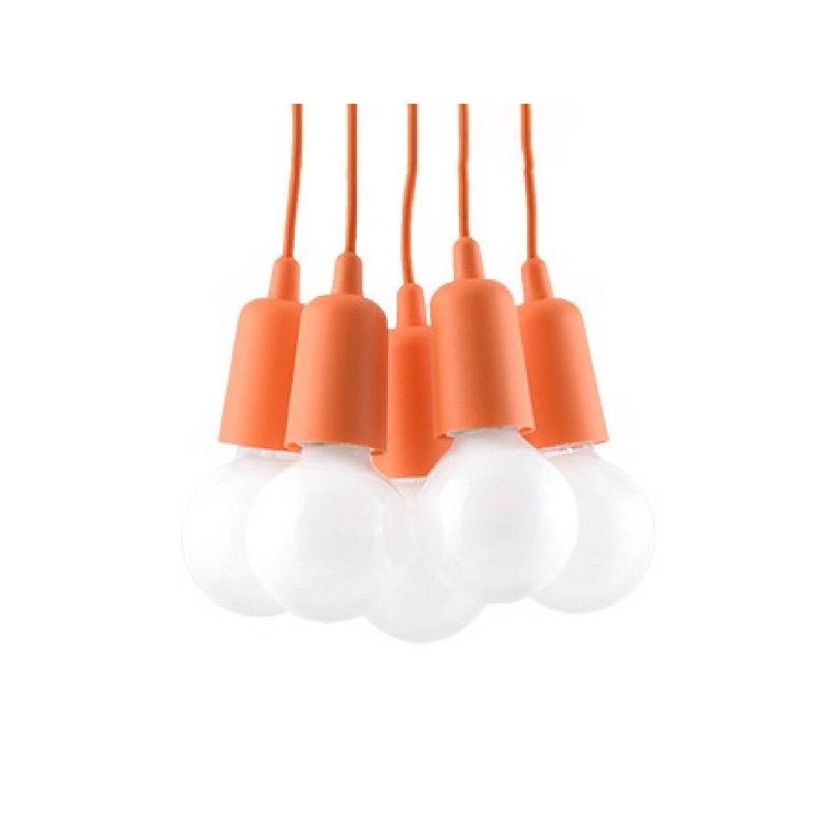 Sollux SL.0586 Pendelleuchte DIEGO 5 orange