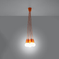 Sollux SL.0586 Pendelleuchte DIEGO 5 orange 3