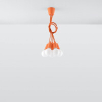Sollux SL.0586 Pendelleuchte DIEGO 5 orange 5