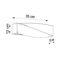 Sollux SL.0229 Wandleuchte Keramik SIGMA MINI 4