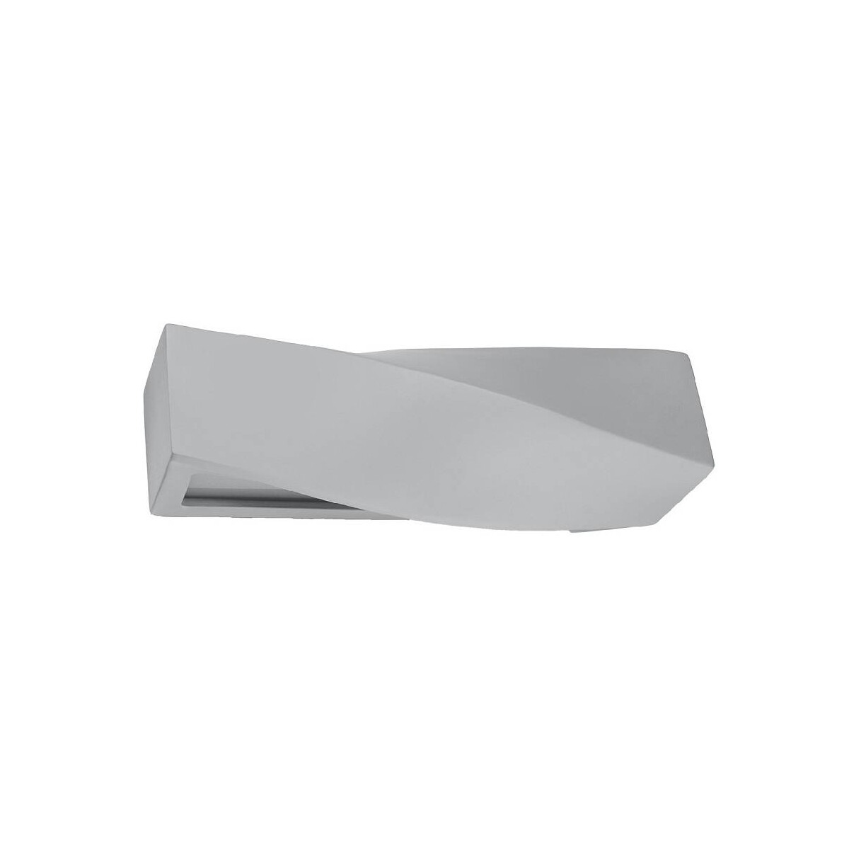 Wandleuchte Sigma aus Beton grau 2xE27 45 cm Up/Down