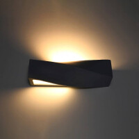 Sollux Wandleuchte Keramik SIGMA schwarz 3