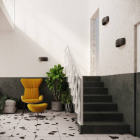 Sollux SL.0876 Wandleuchte Keramik PONTIUS schwarz 6