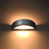 Sollux SL.0873 Wandleuchte Keramik ATENA grau 3