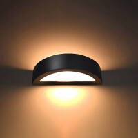 Sollux SL.0874 Wandleuchte Keramik ATENA schwarz 3
