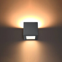 Sollux SL.0871 Wandleuchte Keramik LEO grau 3