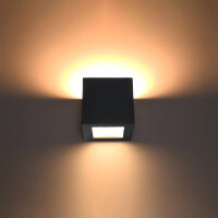 Sollux SL.0872 Wandleuchte Keramik LEO schwarz 3