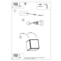 Sollux SL.0839 Wandleuchte Keramik NESTA 5