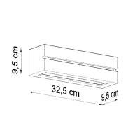 Sollux SL.0231 Wandleuchte Keramik VEGA LINE 5
