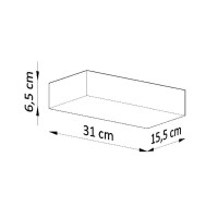 Sollux SL.0836 Wandleuchte Keramik TAUGAN 4
