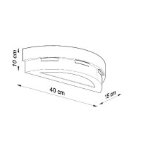 Sollux SL.0002 Wandleuchte Keramik HELIOS 5