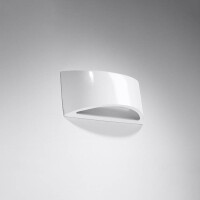Sollux SL.1048 lackierte Wandleuchte VIXEN glanz weiß 