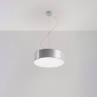 Sollux SL.0116 Pendelleuchte ARENA 35 grau 2