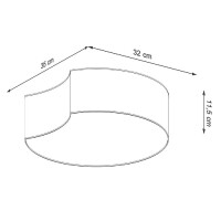 Sollux SL.1050 Deckenleuchte CIRCLE 1 weiß 4