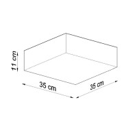 Sollux SL.0137 Deckenleuchte HORUS 35 grau 4