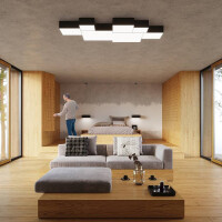 Sollux SL.0139 Deckenleuchte HORUS 45 schwarz 6
