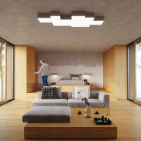 Sollux SL.0140 Deckenleuchte HORUS 45 grau 6