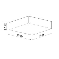 Sollux SL.0141 Deckenleuchte HORUS 45 weiß 4