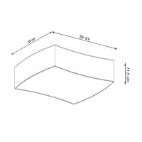 Sollux SL.1054 Deckenleuchte SQUARE 1 weiß 4