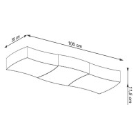Sollux SL.1055 Deckenleuchte SQUARE 3 weiß 7